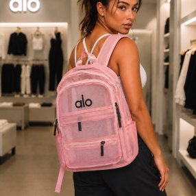 Mochila Casual Deportiva Tipo Mesh para Mujer
