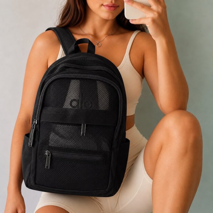 Mochila Casual Deportiva Tipo Mesh para Mujer