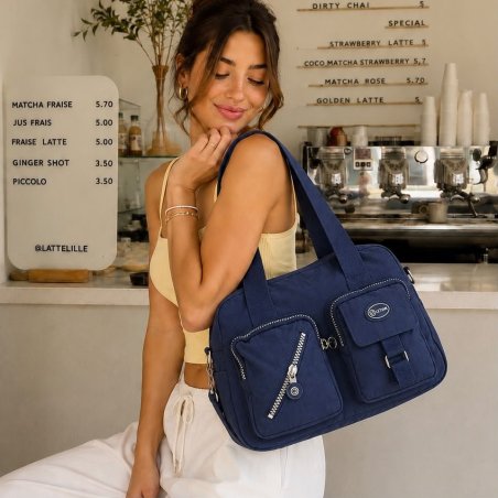 Bolsa multiusos con doble asa y correa ajustable