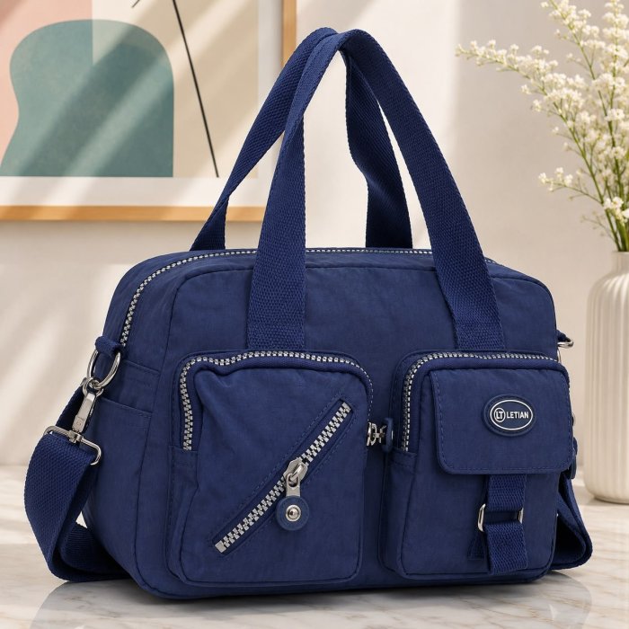 Bolsa multiusos con doble asa y correa ajustable