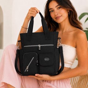 Bolsa de Mano y Crossbody Multi Compartimentos para Mujer