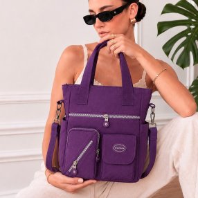 Bolsa de Mano y Crossbody Multi Compartimentos para Mujer