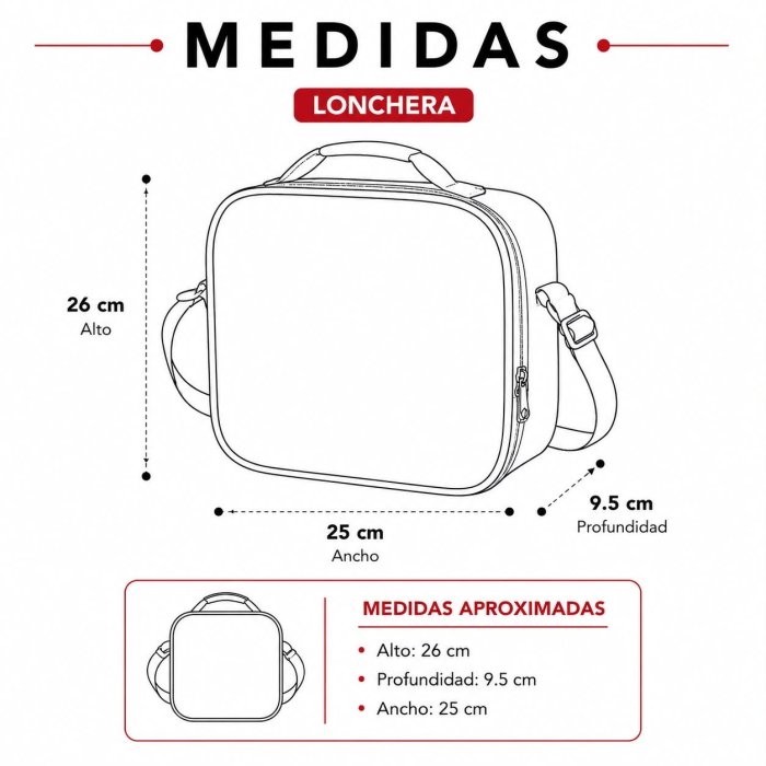 Lonchera Infantil Térmica con Diseños de Personajes en Tendencia
