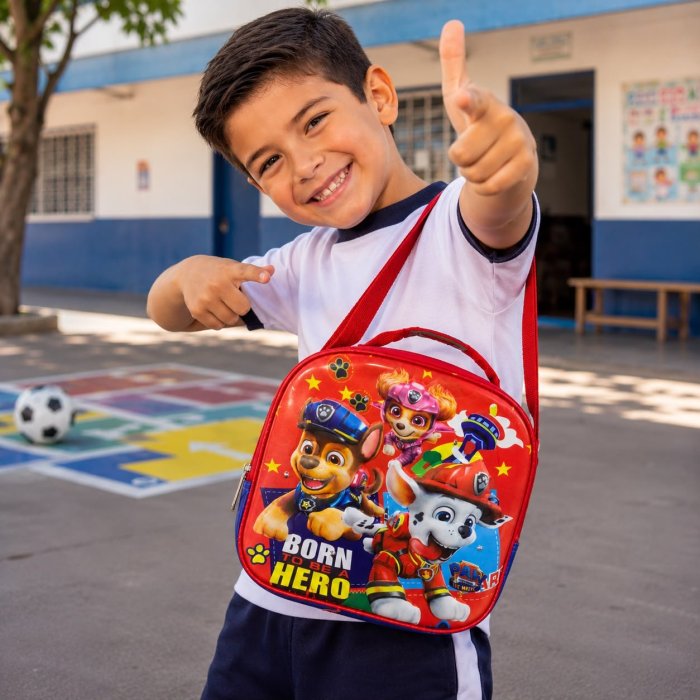 Lonchera Infantil Térmica con Diseños de Personajes en Tendencia