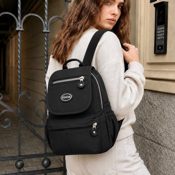 Mochila Casual Multi Compartimentos para Mujer