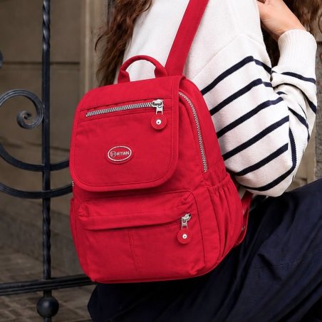 Mochila Casual Multi Compartimentos para Mujer