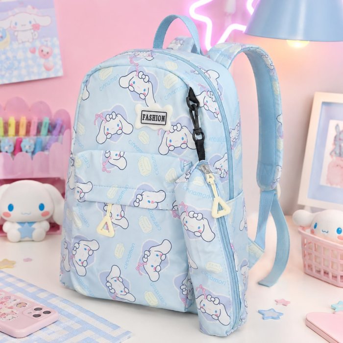 Mochila Escolar Infantil con Cartuchera para Kínder y Preescolar