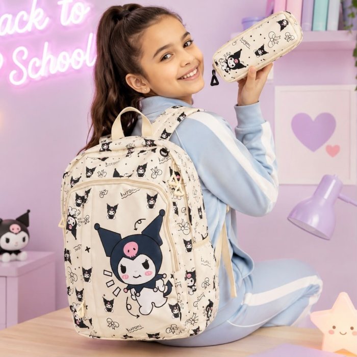 Mochila Escolar Infantil con Cartuchera para Primaria