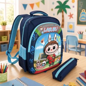 Mochila Escolar Infantil con Cartuchera para Primaria
