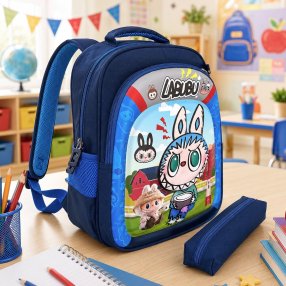 Mochila Escolar Infantil con Cartuchera para Primaria