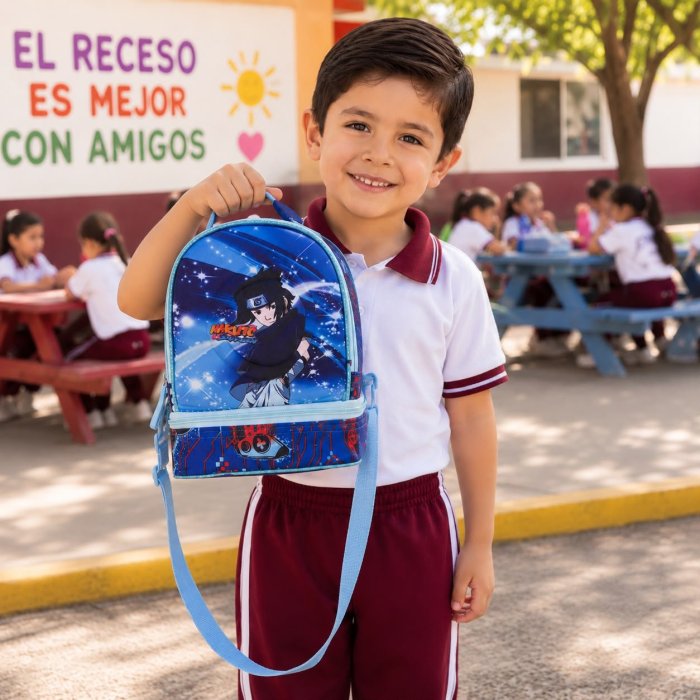 Lonchera Infantil Térmica para Kínder con Diseños de Personajes
