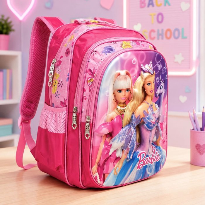 Mochila Escolar Infantil para Primaria con Triple Compartimento