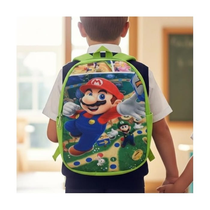 Mochila Escolar Infantil para Kínder con Estampados Surtidos