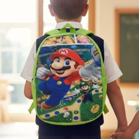 Mochila Escolar Infantil para Kínder con Estampados Surtidos