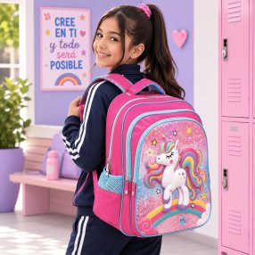 Mochila de Unicornio para Niña | Fantasía y Color en Cada Aventura 🦄✨