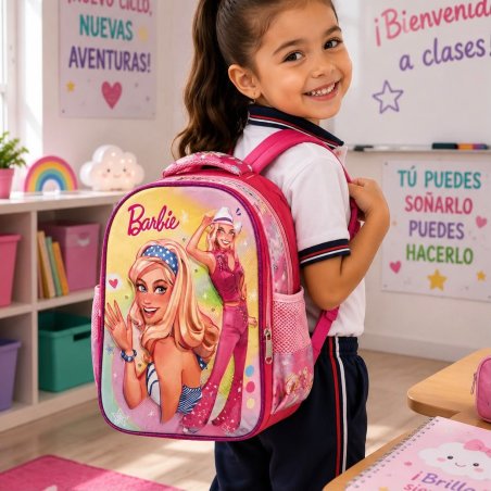 Mochila Escolar Infantil para Kínder doble Compartimento