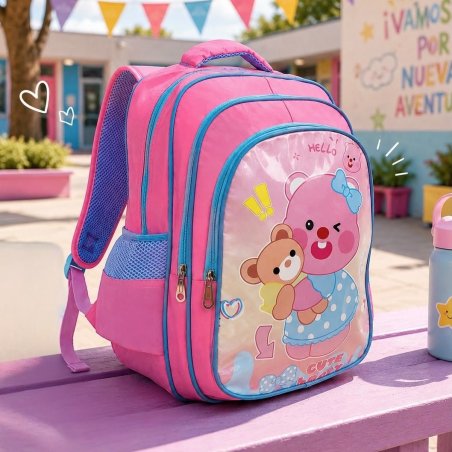 Mochila Infantil Capibara 41×32×16 cm – Resistente, Ligera y con Múlti
