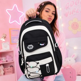 Mochila Juvenil Bombón de Gran Capacidad