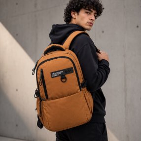 Mochila Juvenil Casual de Gran Capacidad Multi Compartimentos