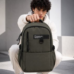 Mochila Juvenil Casual de Gran Capacidad Multi Compartimentos
