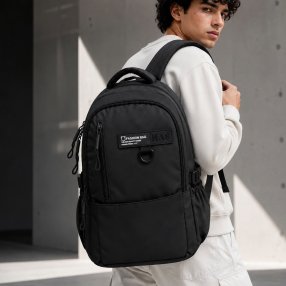 Mochila Juvenil Casual de Gran Capacidad Multi Compartimentos