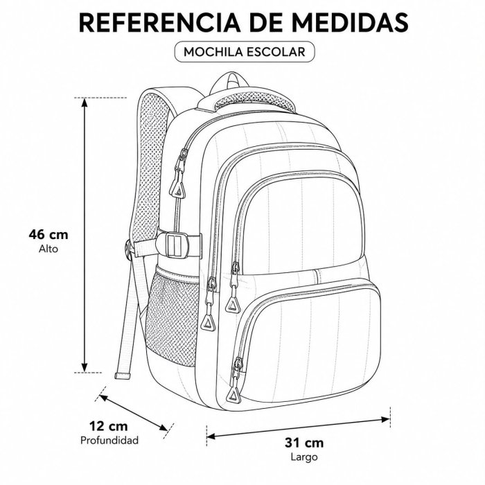 Mochila para Primaria con Diseño de Personajes del Momento