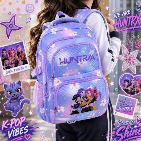 Mochila para Primaria con Diseño de Personajes del Momento