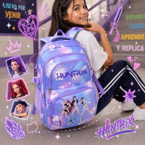 Mochila para Primaria con Diseño de Personajes del Momento