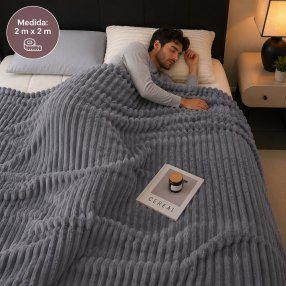 Frazada Oruga Extra Suave 2 × 2 Metros