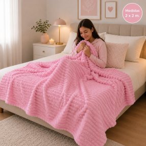 Frazada Oruga Extra Suave 2 × 2 Metros