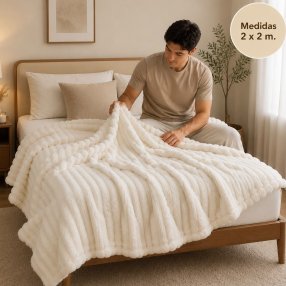 Frazada Oruga Extra Suave 2 × 2 Metros
