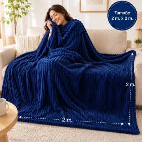 Frazada Oruga Extra Suave 2 × 2 Metros