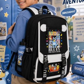 Mochila Escolar Juvenil de Gran Capacidad y Multi Compartimentos