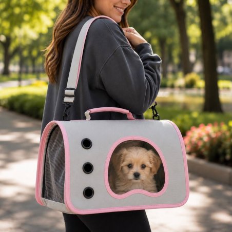 Transportadora para Mascotas con Ventana Panorámica