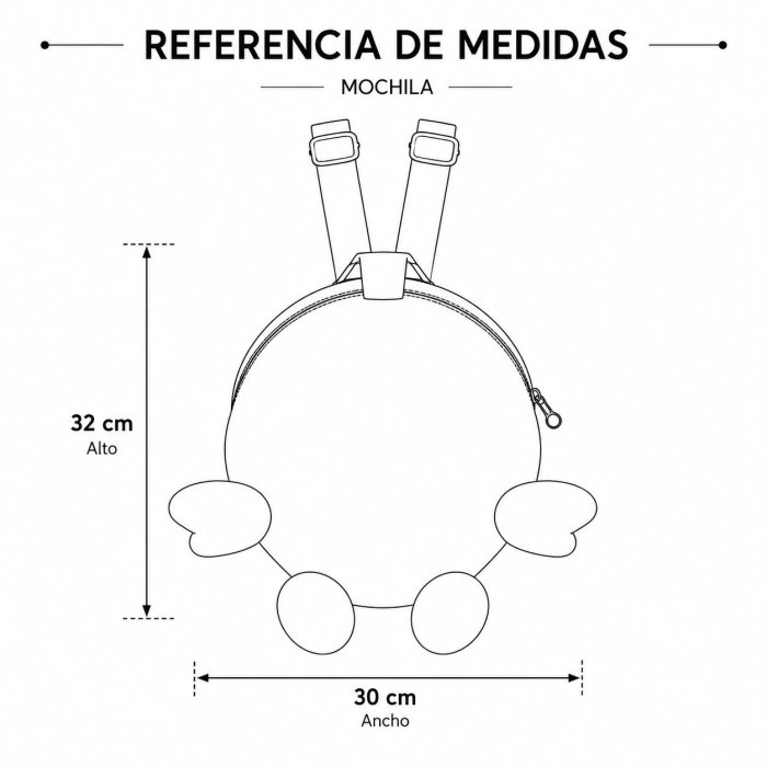 Mochila de Peluche Infantil con Diseño de Personajes del Momento
