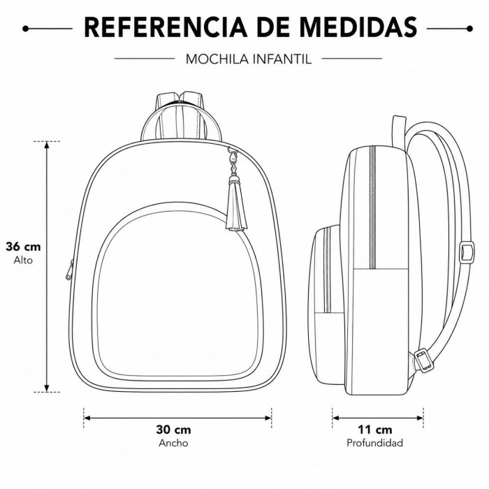 Mochila para Primaria con Diseño de Personajes del Momento