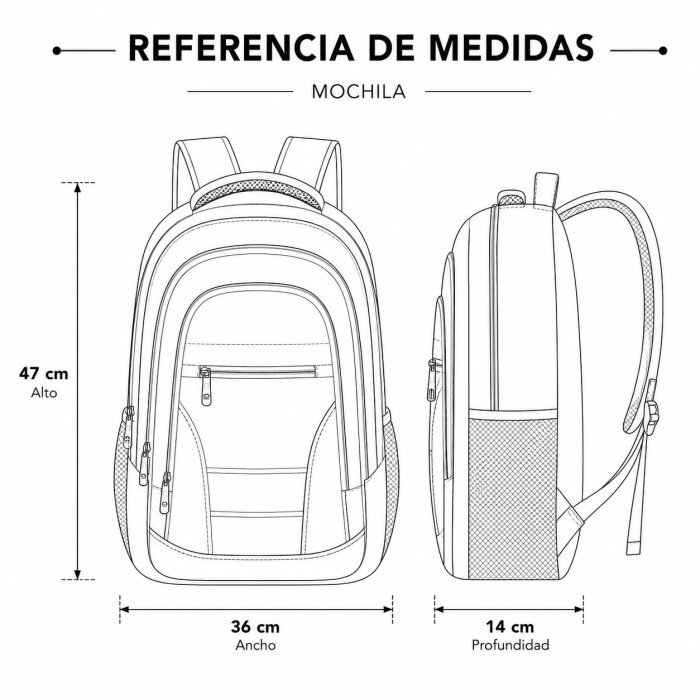 Mochila Premium Juvenil con Candado de Seguridad