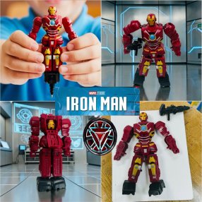 Bolígrafo Transformer de Superhéroes que se Transforma en Figura