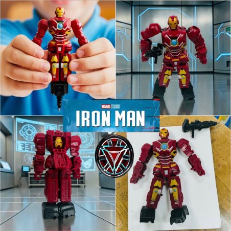 Bolígrafo Transformer de Superhéroes que se Transforma en Figura