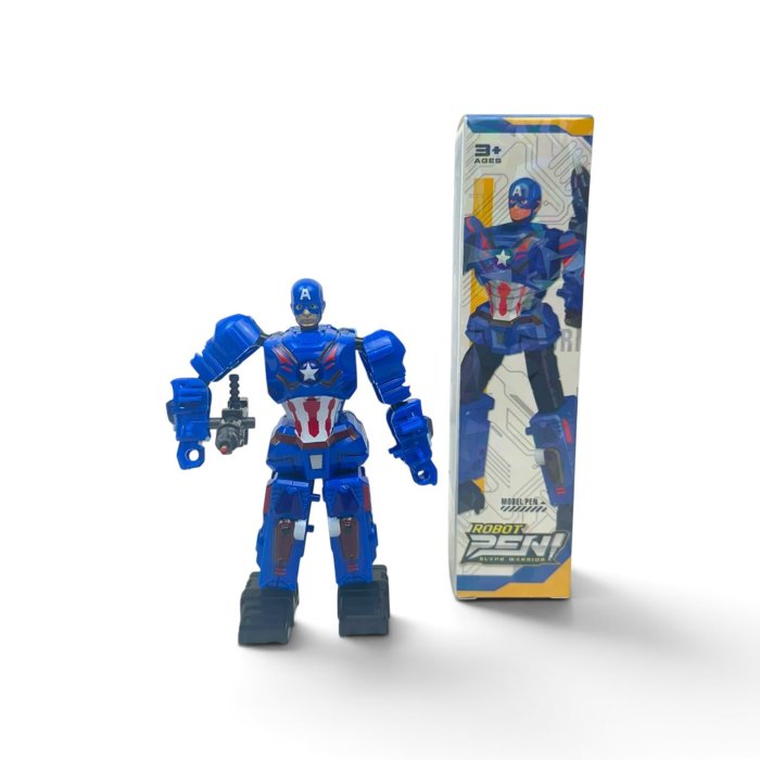 Bolígrafo Transformer de Superhéroes que se Transforma en Figura