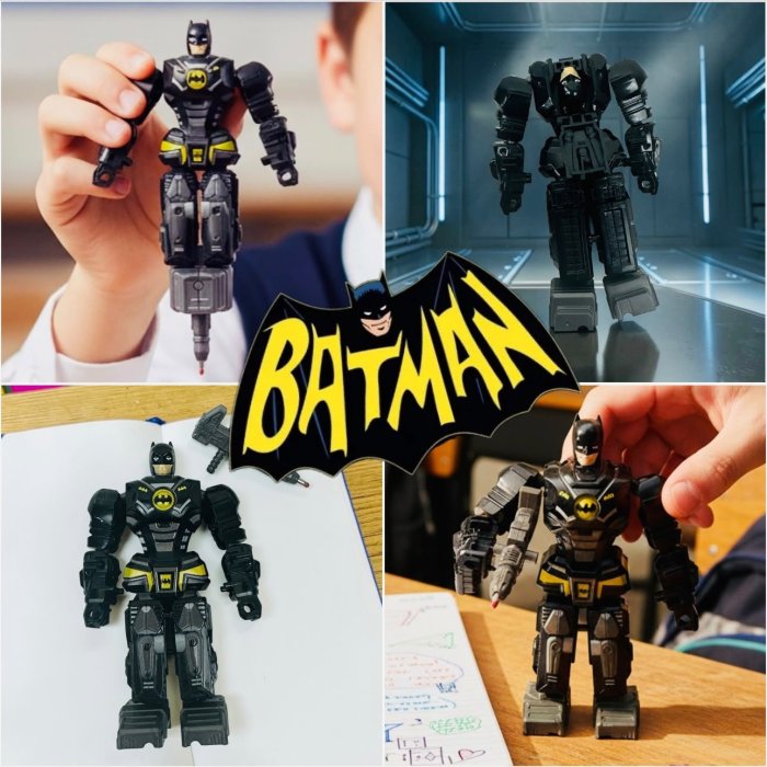 Bolígrafo Transformer de Superhéroes que se Transforma en Figura