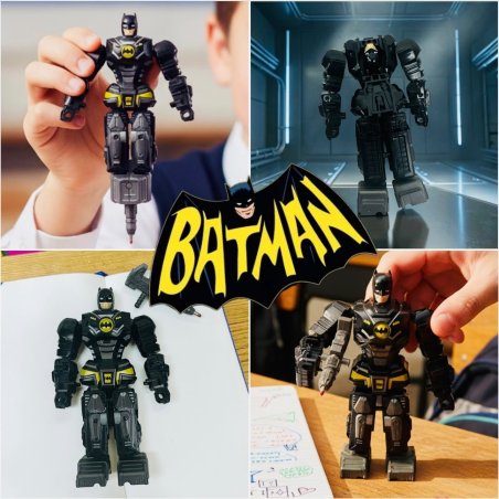 Bolígrafo Transformer de Superhéroes que se Transforma en Figura