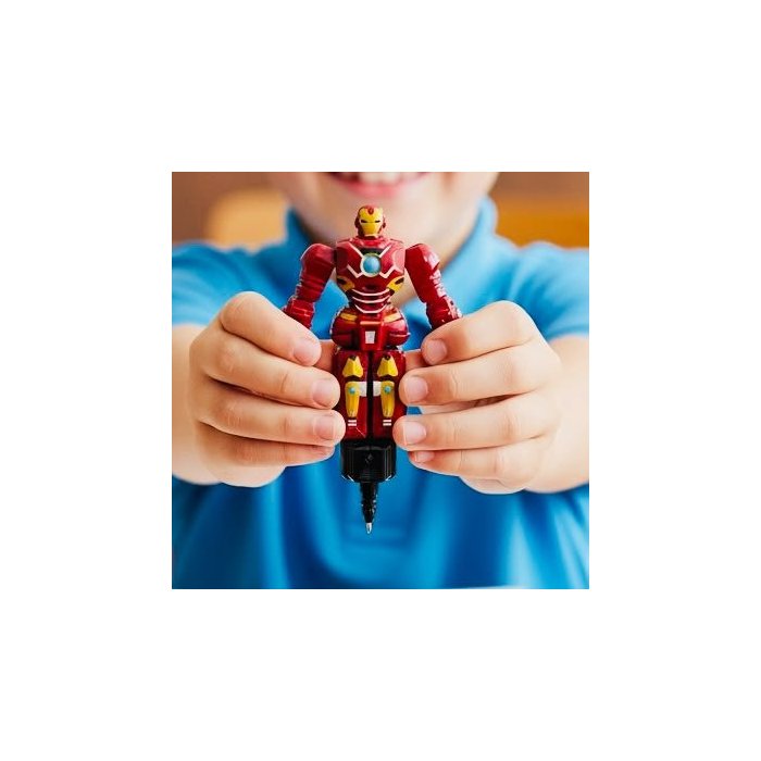 Bolígrafo Transformer de Superhéroes que se Transforma en Figura