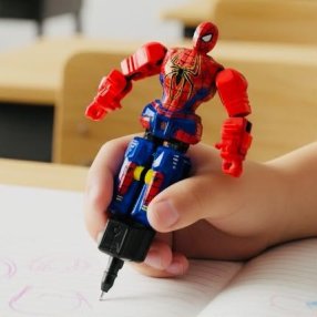 Bolígrafo Transformer de Superhéroes que se Transforma en Figura