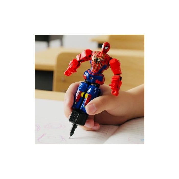 Bolígrafo Transformer de Superhéroes que se Transforma en Figura