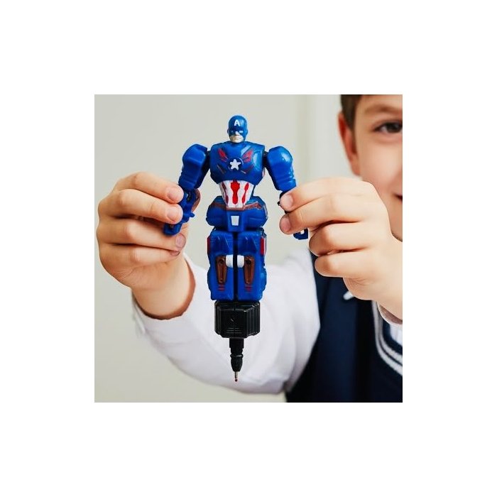 Bolígrafo Transformer de Superhéroes que se Transforma en Figura
