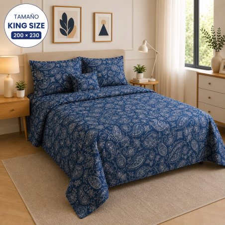 Juego de Sábanas king size 4 Piezas con Fundas para Almohada