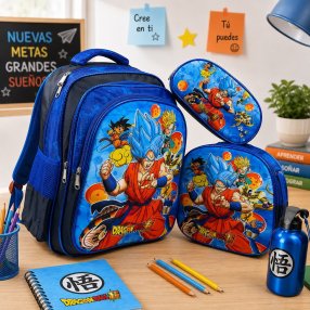 Set Escolar para Primaria con Personajes del Momento y Lonchera Térmic