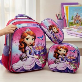 Set Escolar para Primaria con Personajes del Momento y Lonchera Térmic