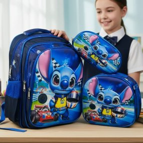 Set Escolar para Primaria con Personajes del Momento y Lonchera Térmic